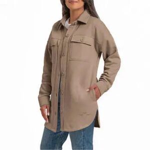 Lazy Pants fleece shirt jacket shacket size XS - oversized fit new with tags!